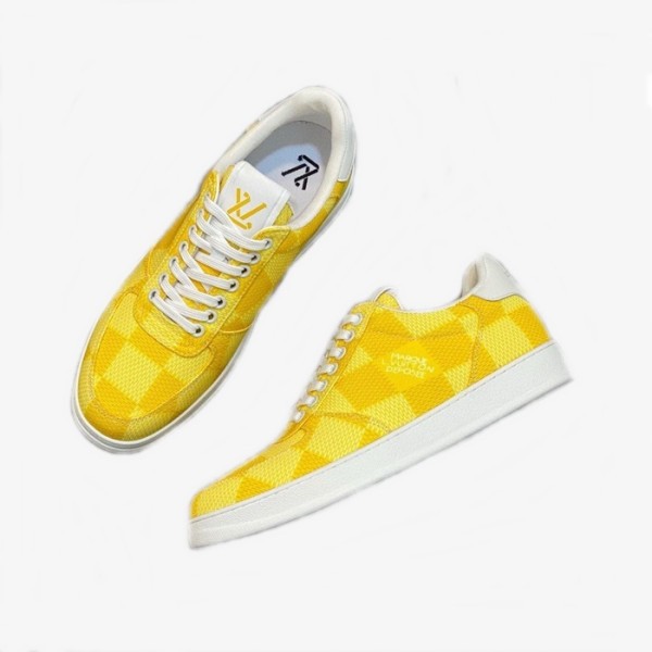 ❤루이비통 남성 옐로우 스니커즈 - Louis vuitton Mens Yellow Sneakers - lvs929x