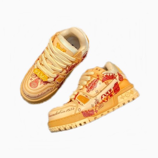 ❤루이비통 남/녀 그라피티 스니커즈 - Louis vuitton Unisex Graffiti Sneakers - lvs931x