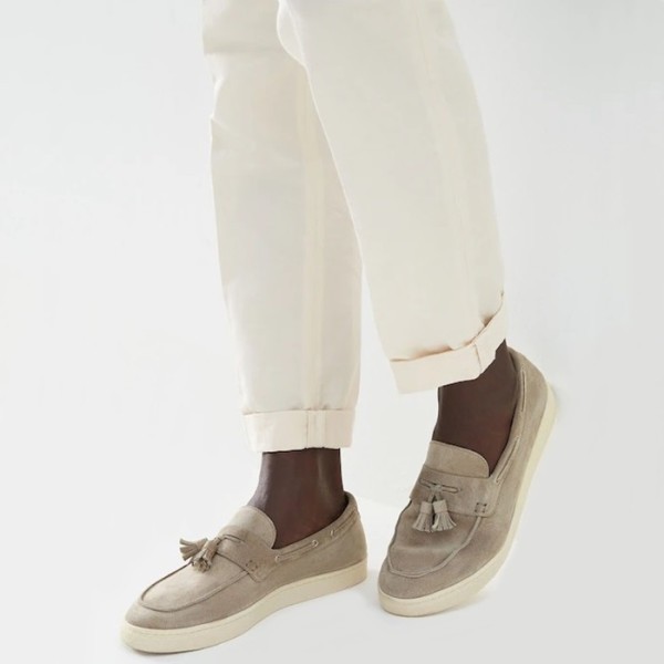 ❤브루넬로쿠치넬리 남성 샌드스톤 로퍼 - Brunello Cucinelli Mens Sandstone Loafer - brs935x