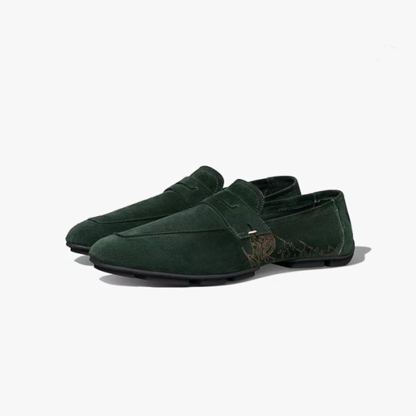 ❤벨루티 남성 그린 로퍼 - Berluti Mens Green Loafer - bes936x