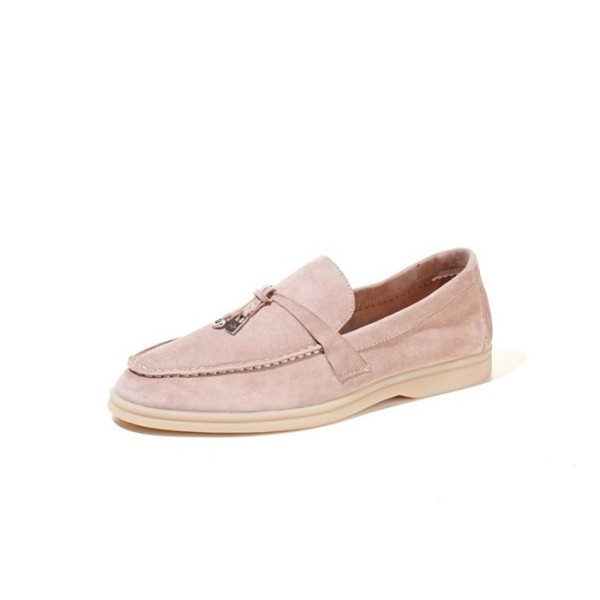 ❤로로피아나 남/녀 핑크 로퍼 - Loro Piana Unisex Summer Walk Loafers - lps957x