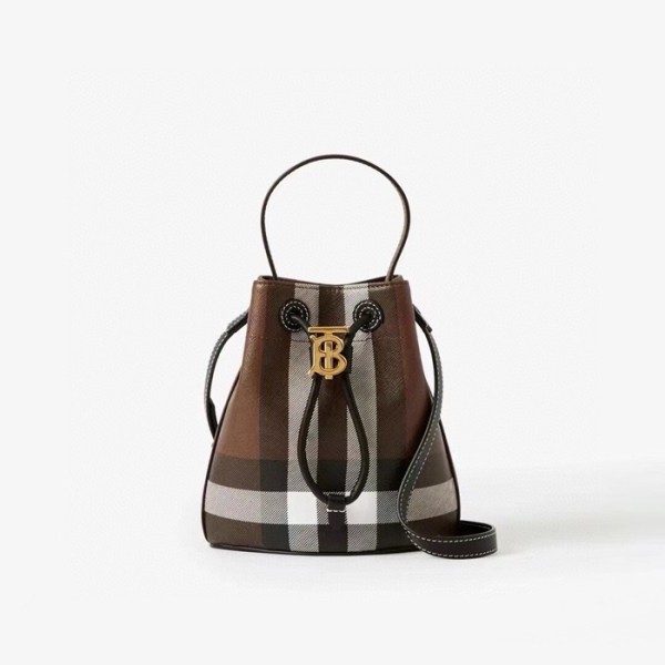 ❤버버리 여성 브라운 버킷백 - Burberry Womens Brown Bucket Bag - bub2093x