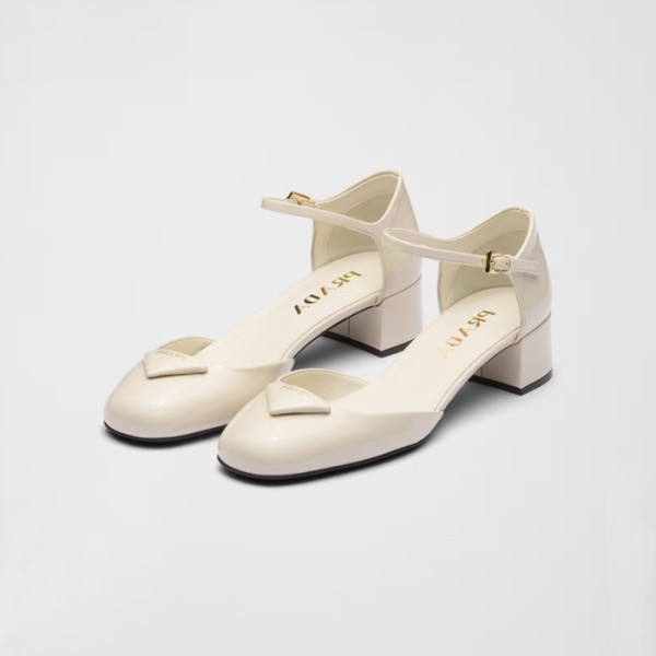 ❤프라다 여성 메리제인 샌들 - Prada Womens White Sandals - prs962x