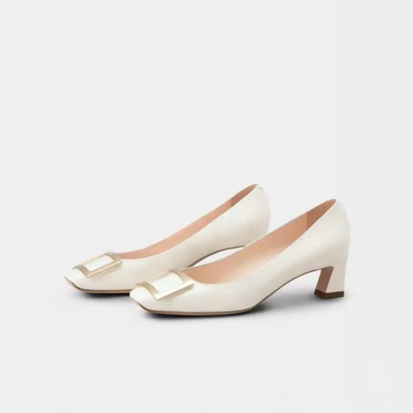 ❤로저비비에 여성 크레 트럼펫 - Roger Vivier Womens Cream Pumps - vis971x