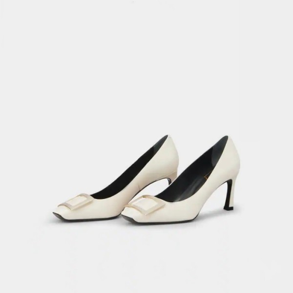 ❤로저비비에 여성 크레 트럼펫 - Roger Vivier Womens Cream Pumps - vis972x