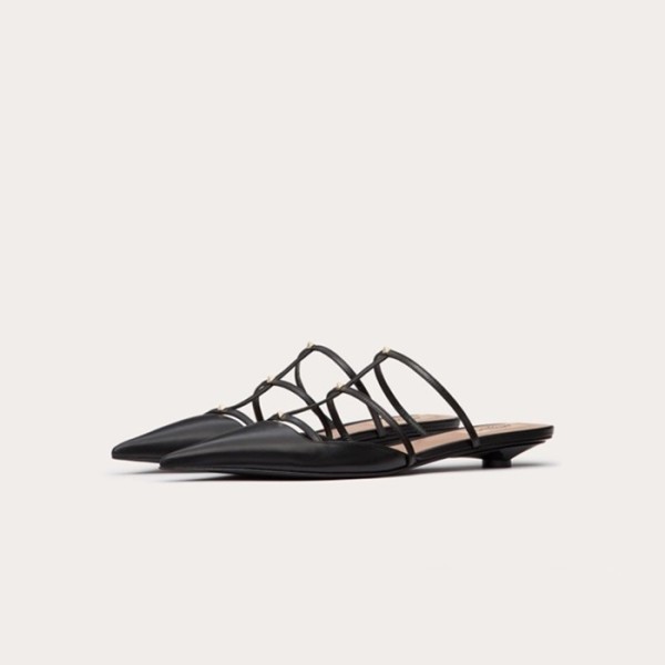 ❤발렌티노 여성 블랙 뮬 - Valentino Womens Black Mules - vas974x