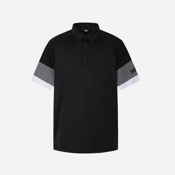 ❤PXG 남성 썸머 니트 슬리브 카라 반팔 티셔츠 - gol1103x