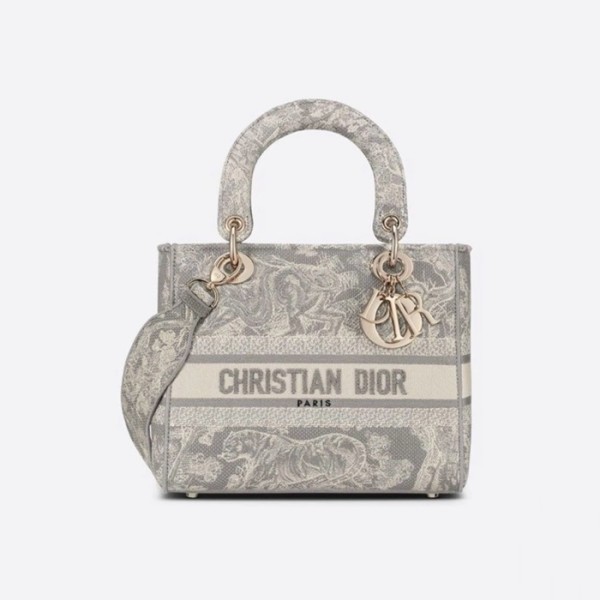 ❤디올 여성 그레이 레이디 백 - Dior Womens Lady D-Lite Bag - dib2131x