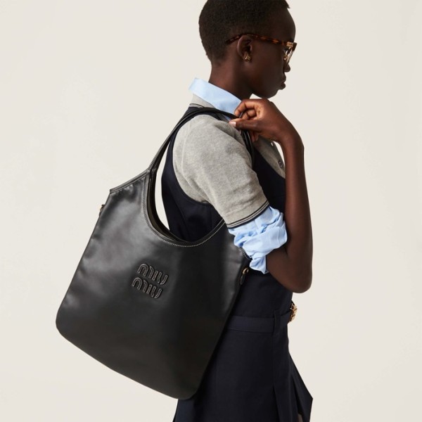 ❤미우미우 여성 블랙 아이비 백 - Miumiu Womens Ivy Bag - mib2137x