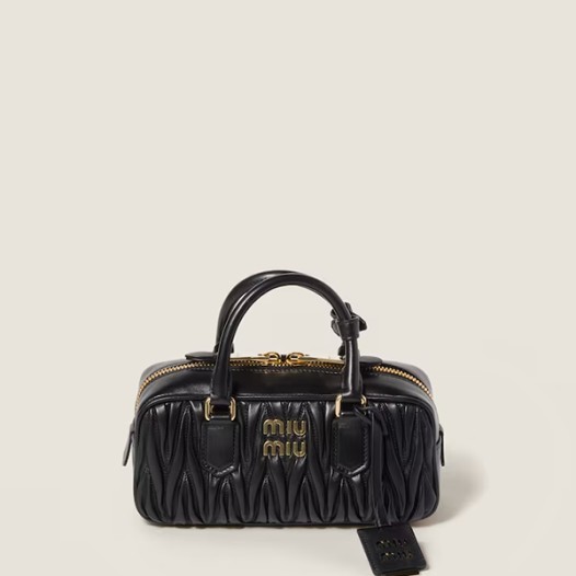 ★미우미우 여성 아르카디 마테라쎄 백 레귤러 - Miumiu Womens Arcadie Matelasse Bag