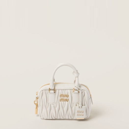 ❤미우미우 여성 아르카디 마테라쎄 백 - Miumiu Womens Arcadie Matelasse Bag - mib2140x