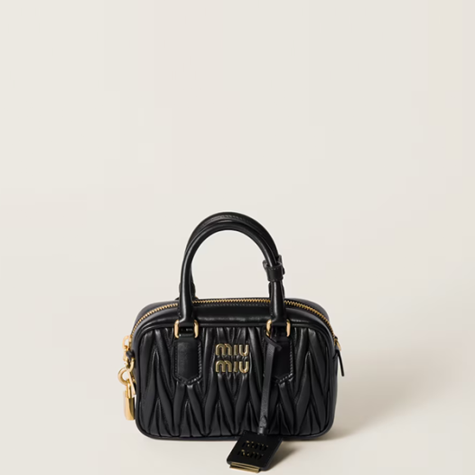 ★미우미우 여성 아르카디 마테라쎄 백 스몰 - Miumiu Womens Arcadie Matelasse Bag