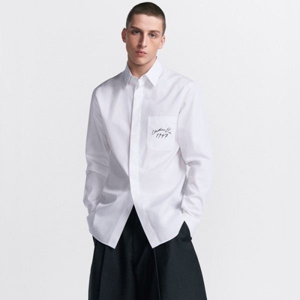 ❤디올 남성 화이트 셔츠 - Dior Mens White Dress Shirts - dic925x
