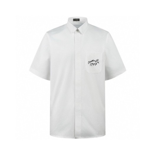 ❤디올 남성 화이트 반팔 셔츠 - Dior Mens White Shirts - dic926x
