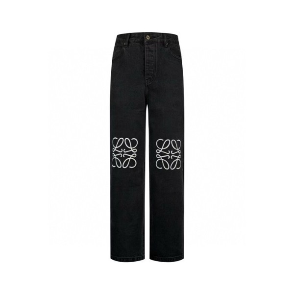 ❤로에베 남성 블랙 청바지 - Loewe Mens Black Jeans - loc942x