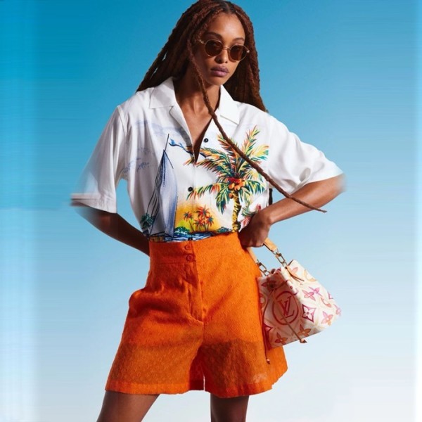 ❤루이비통 여성 화이트 반팔 셔츠 - Louis vuitton Womens White Shirts - lvc963x