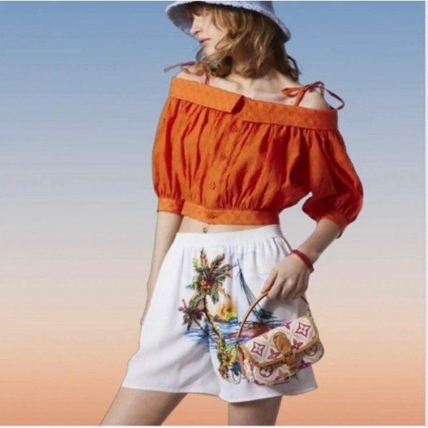 ❤루이비통 여성 화이트 반바지 - Louis vuitton Womens Half-pants - lv964x