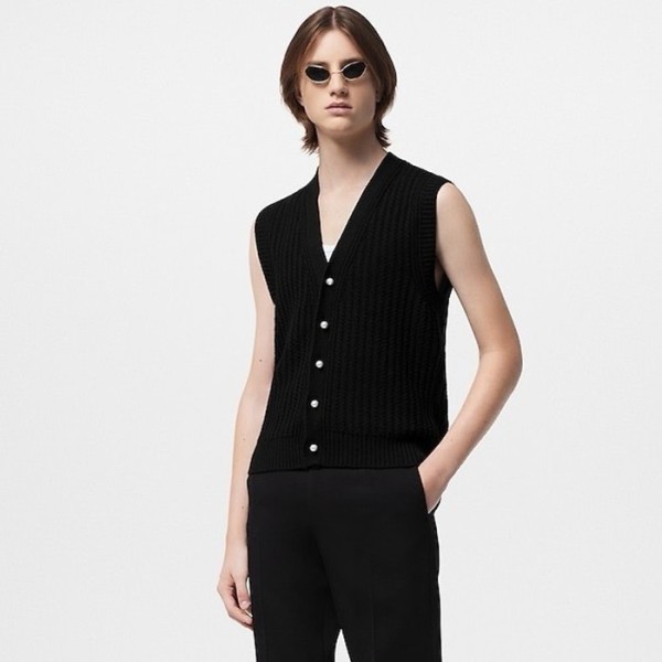 ❤루이비통 남성 블랙 베스트 - Louis vuitton Mens Black Vest - lvc969x