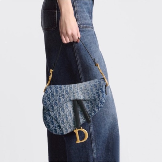 ❤디올 여성 데님 새들백 M0455 - Dior Womens Saddle Bag - dib2182x