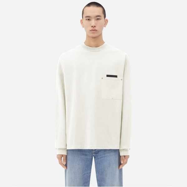 ❤보테가베네타 남성 화이트 맨투맨 - Bottega Veneta Mens White Tshirts - bvc1067x