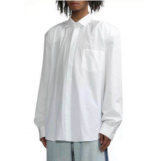 ❤베트멍 남성 오버사이즈 셔츠 - Vetements Mens White Tshirts - vec1075x