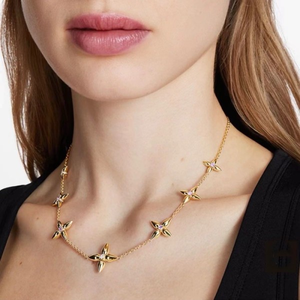 ❤루이비통 여성 골드 목걸이 - Louis vuitton Womens Gold Necklace - acc2010x