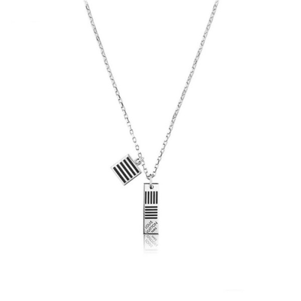 ❤루이비통 남성 화이트 골드 목걸이 - Louis vuitton Mens White Gold Necklace - acc2074x