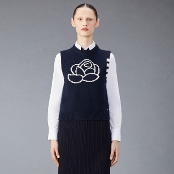 ❤톰브라운 여성 네이비 베스트 - Thom Browne Womens Best - thc1123x