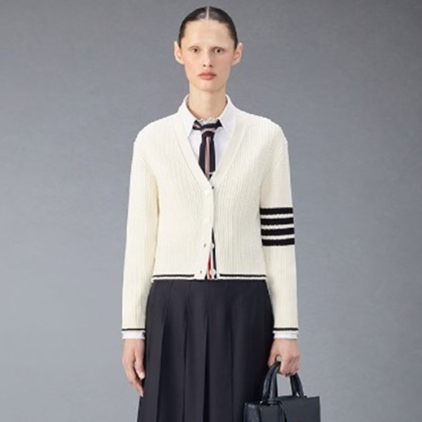 ❤톰브라운 여성 브이넥 가디건 - Thom Browne Womens Cardigan - thc1128x