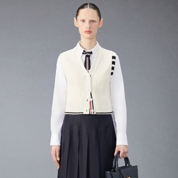 ❤톰브라운 여성 브이넥 베스트 - Thom Browne Womens Best - thc1129x