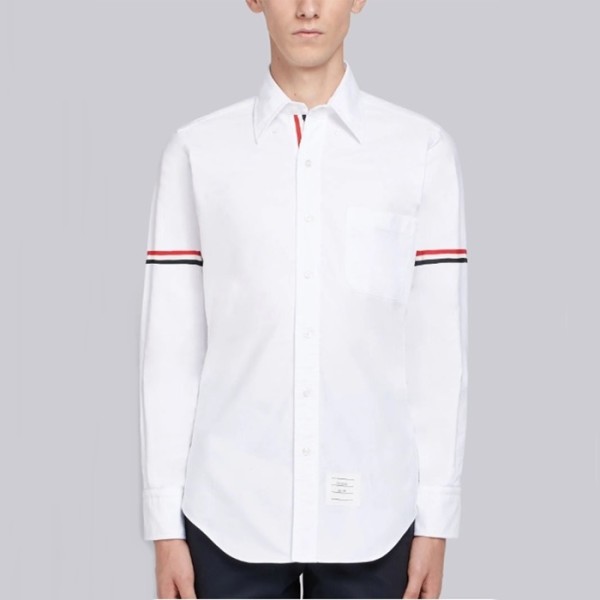 ❤톰브라운 남성 화이트 셔츠 - Thom Browne Mens White Dress Shirts - thc1170x