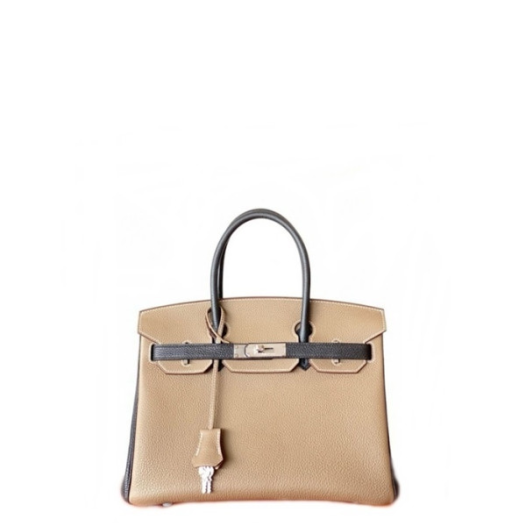❤매장판 에르메스 여성 에토프/블랙 버킨백 - Hermes Womens Etoupe/Black Birkin 30 - heb2244x
