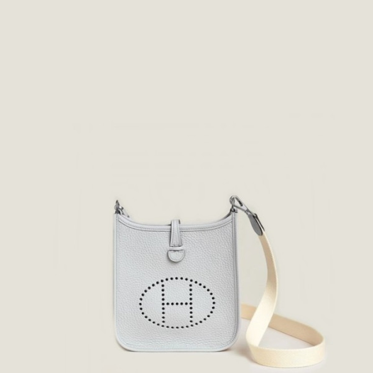 ❤매장판 에르메스 여성 블루 페일 에블린 - Hermes Womens Blue Pale Evelyne - heb2247x
