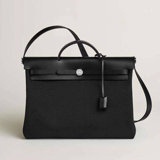 매장판 에르메스 남성 에르백 메신저 39 백 Noir Écru - Hermes Herbag Messenger 39 bag