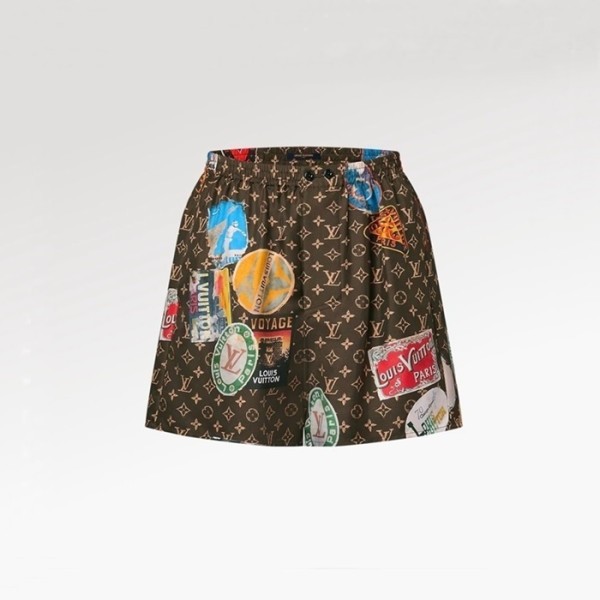 ❤루이비통 남성 브라운 반바지 - Louis vuitton Mens Brown Half-pants - lvc1190x