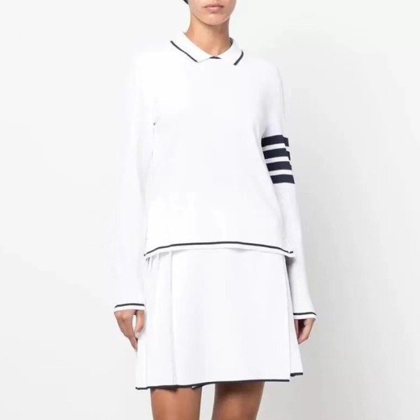 ❤톰브라운 여성 폴로 니트 - Thom Browne Womens Knits - thc1234x
