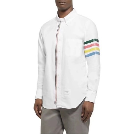 ❤톰브라운 남성 화이트 셔츠 - Thom Browne Mens White Dress Shirts - thc1241x