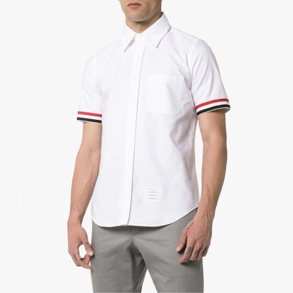 ❤톰브라운 남성 반팔 셔츠 - Thom Browne Mens Dress Shirts - thc1244x