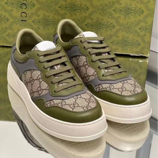 ❤구찌 남성 그린 스니커즈 - Gucci Mens Brown Sneakers - gus1088x