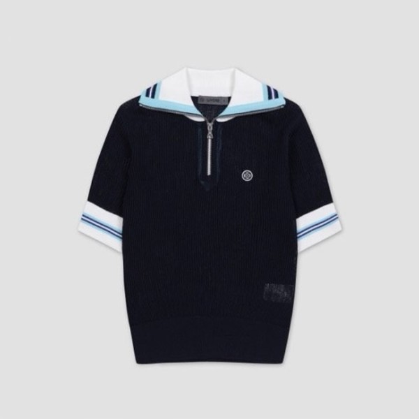 ❤[G/FORE] 지포어 여성 컬러 립 니트 폴로 스웨터 - gol1149x