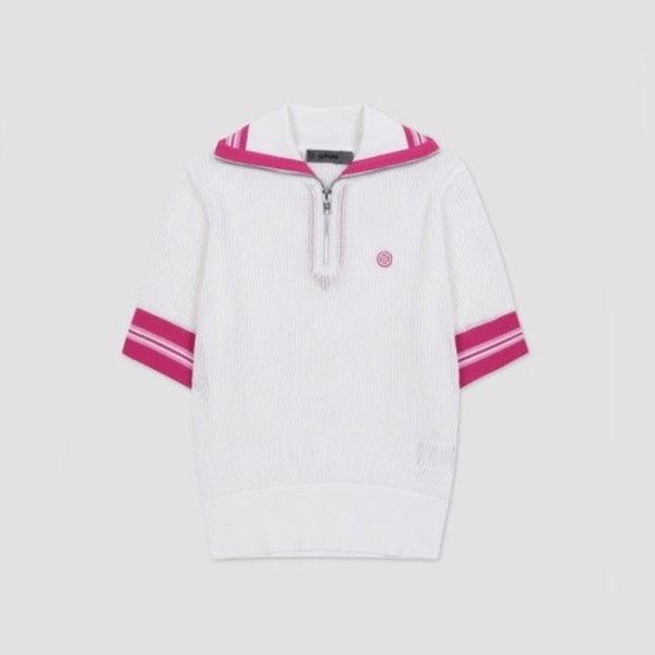 ❤[G/FORE] 지포어 여성 컬러 립 니트 폴로 스웨터 - gol1150x