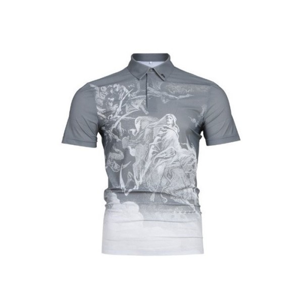 ❤[AMAZINGCRE] 어메이징크리 남성 단테 인페르노 카라 티셔츠 - gol1157x