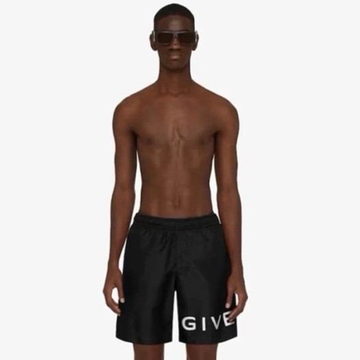 ❤지방시 남성 블랙 반바지 - Givenchy Mens Black Half-pants - gic1295x