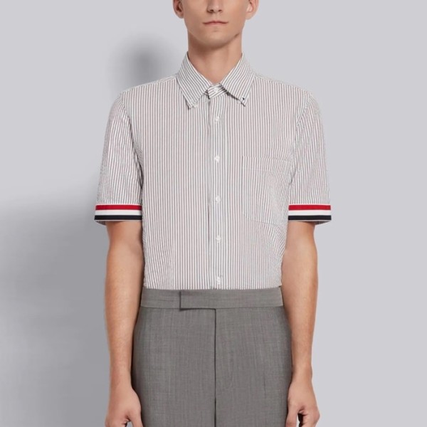 ❤톰브라운 남성 반팔 셔츠 - Thom Browne Mens Dress Shirts - thc1299x