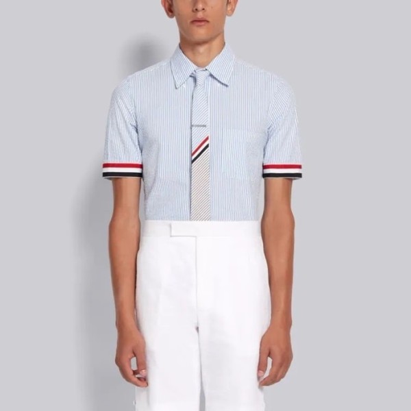 ❤톰브라운 남성 반팔 셔츠 - Thom Browne Mens Dress Shirts - thc1300x