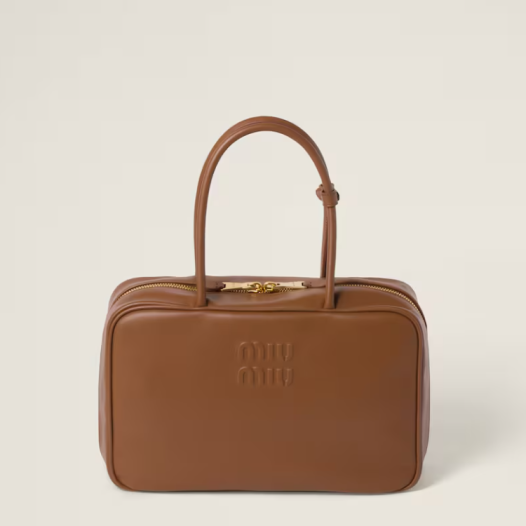 ★미우미우 여성 가죽 보 백 라지 - Miumiu Womens Leather Beau Bag