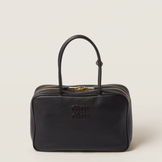 ★미우미우 여성 가죽 보 백 라지 - Miumiu Womens Leather Beau Bag