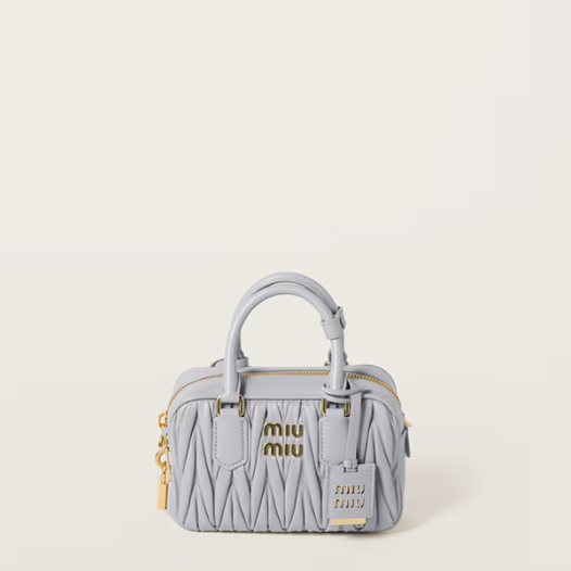 미우미우 여성 아르카디 마테라쎄 백 스몰 - Miumiu Womens Arcadie Matelasse Bag