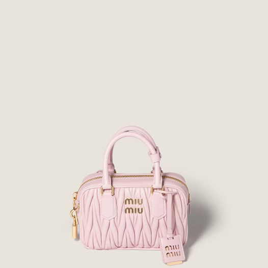 미우미우 여성 아르카디 마테라쎄 백 스몰 - Miumiu Womens Arcadie Matelasse Bag