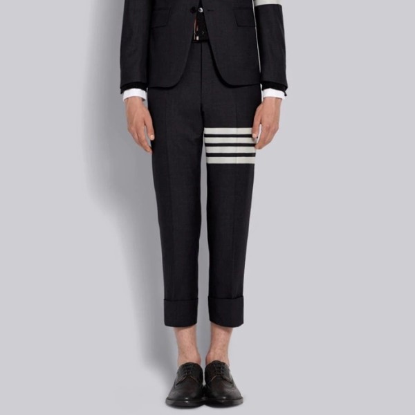 ❤톰브라운 남성 네이비 슬랙스 - Thom Browne Mens Navy Slacks - thc1323x